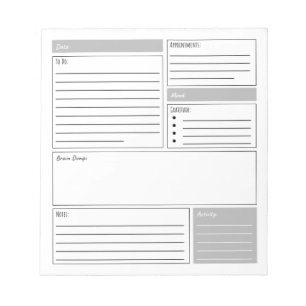 Dagelijks journaal met om aanbiedingen, dankbaarhe notitieblok