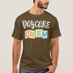 Dagelijks kinderopvangteam na t-shirt