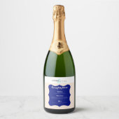 Dagelijks menu sparkling wijnetiket (Voorkant)