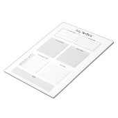 Dagelijks naar-doe-notebookscherm notitieblok (Schuin)
