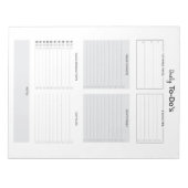 Dagelijks naar-doe-notebookscherm notitieblok (Voorkant)