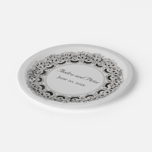 Dagelijks ontwerp papieren bordje (Gekanteld)