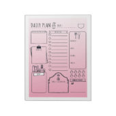 Dagelijks planner notitieblok (Gedraaid)