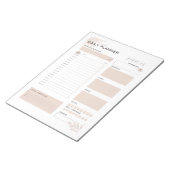 Dagelijks planner notitieblok (Schuin)