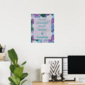Dagelijks Poster voor bevestiging - Prachtige, sli (Thuiskantoor)