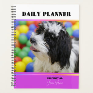 Dagelijks programma met foto's - Violet - HAMbWG Planner