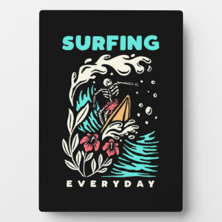 Dagelijks surfen fotoplaat