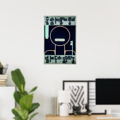 Dagelijks uw tanden penselen poster (Thuiskantoor)