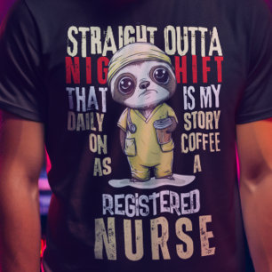 Dagelijks verhaal nachtdienst gecertificeerde verp Tri-Blend shirt