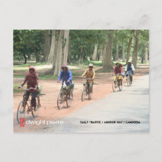 Dagelijks verkeer * Angkor Wat - Cambodja... Briefkaart