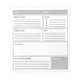 Dagelijks Zelf-dagboek met dankbaarheid, notities Notitieblok