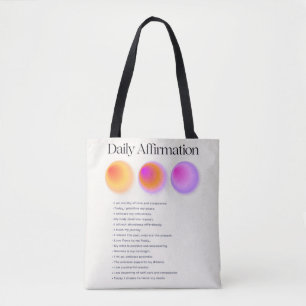 dagelijkse affirmaties draagtas