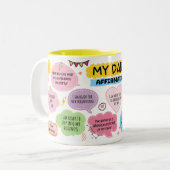 Dagelijkse affirmaties Mok (Voorkant links)