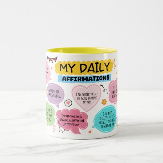 Dagelijkse affirmaties Mok (Center)