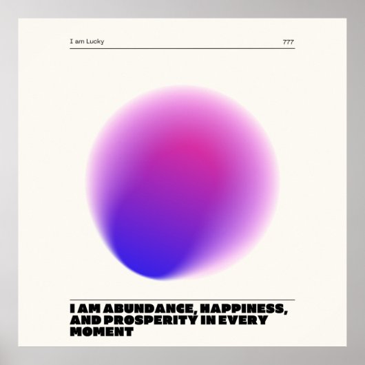 dagelijkse affirmaties poster (Voorkant)