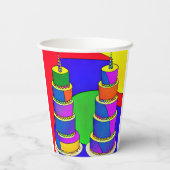 Dagelijkse bekers met Cake Design (Achterkant)