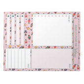 Dagelijkse boodschapper Noteert maaltijden om lijs Notitieblok (Voorkant)