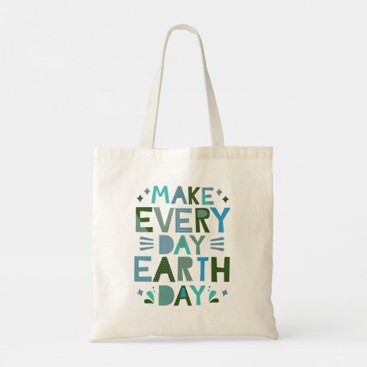 Dagelijkse Dag van de Aarde - Instandhouding Tote Bag (Achterkant)