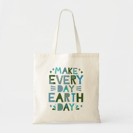 Dagelijkse Dag van de Aarde - Instandhouding Tote Bag (Voorkant)