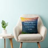 Dagelijkse dankbaarheid Quote Kussen (Stoel)