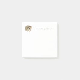 Dagelijkse Doelstellingen na de dag - Egel Post-it® Notes