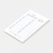 DAGELIJKSE GRATITUDE POST-IT® NOTES (Schuin)