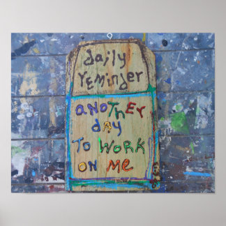 dagelijkse herinnering poster