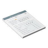 Dagelijkse herinneringen Dagelijkse Planner Dageli Notitieblok (Schuin)