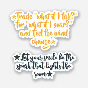 Dagelijkse Inspirerende Citaten   Positieve Motiva Sticker