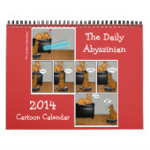 Dagelijkse kalender van de Abyssische Cartoon 2014 (Hoes)