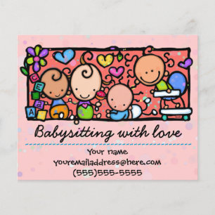 Dagelijkse kinderverzorging tijdens baby's Glosse  Flyer