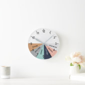 Dagelijkse Kleuren schema Ronde Klok (Huis)