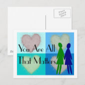 Dagelijkse lesbiennes en cadeautjes briefkaart (Voorkant / Achterkant)