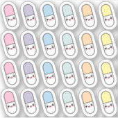 Dagelijkse medicijnherinnering Pill Tracker Planne Sticker (Voorkant)