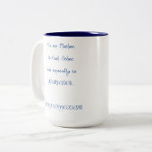 Dagelijkse Mok voor verbindingsStudio (Voorkant links)