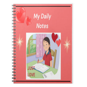 Dagelijkse notities & Clipart plezier: gepersonali Notitieboek