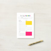 Dagelijkse notities voor het tijdschrift Post-it Post-it® Notes (Op bureau)