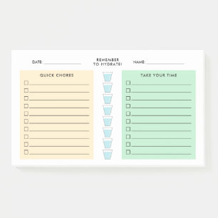 Dagelijkse Organisator - To Do List - Familieopdra Post-it® Notes