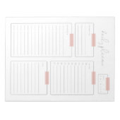 Dagelijkse pagina Planner Calender Notitieblok (Voorkant)