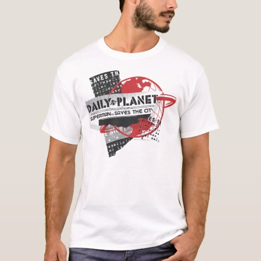 Dagelijkse planeet - Slaat de stad op T-shirt (Voorkant)