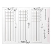 Dagelijkse Planner Aangepast Notitieblok (Routines (Voorkant)