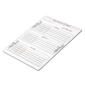 Dagelijkse planner aangepaste notitieblok (Routine (Schuin)