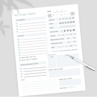 Dagelijkse Planner ADHD Neurodivergent Notitieblok