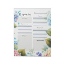 Dagelijkse planner Elegante bloemrand