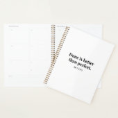 Dagelijkse planner - klaar is beter dan perfect - (Display)