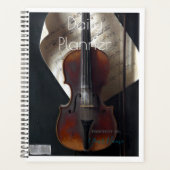 Dagelijkse Planner met een Violin Theme - HAMbWG (Voorkant)