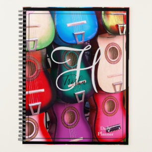 Dagelijkse planner met gitaren op de cover - HAMbW