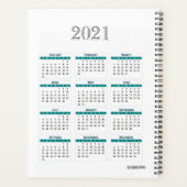 Dagelijkse planner met regenboogkleurstrips - HAMb (Achterkant)