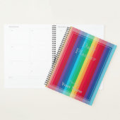 Dagelijkse planner met regenboogkleurstrips - HAMb (Display)