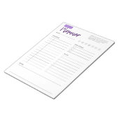 Dagelijkse Planner Pad Notitieblok (Schuin)